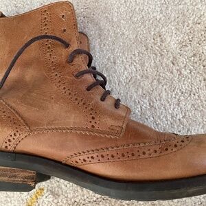 Yargici brand Euro 37 sized brown leather boots women’s